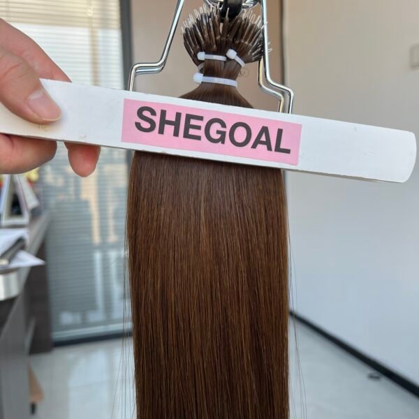 #2 Color Nano Hair Extension Double Drawn Raw Human Hair