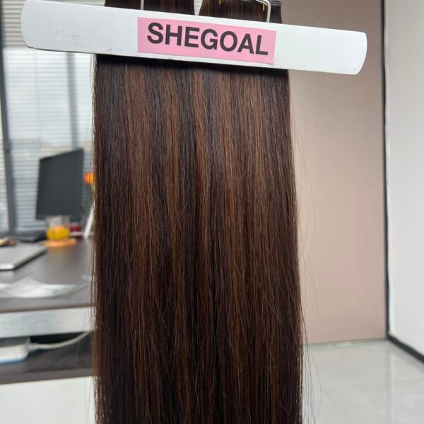 P#1B/#2 Color Genius Weft Premium Hair Extensions - 100% Virgin Raw Human Hair Weft
