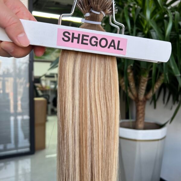 T#8A-P#8A/#1001 Color Nano Hair Extension Double Drawn Raw Human Hair