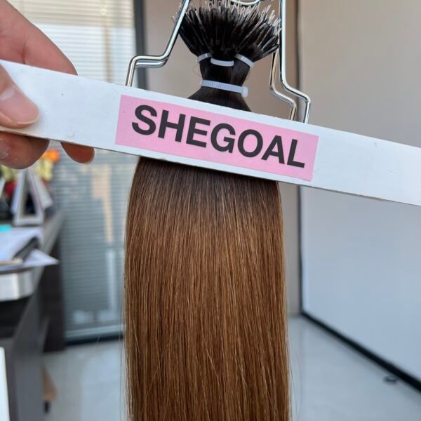#TDE Color Nano Hair Extension Double Drawn Raw Human Hair